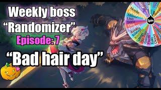 Fighting weekly bosses with random characters Randomizer Episode 7: "Bad Hair Day" - Genshin Impact