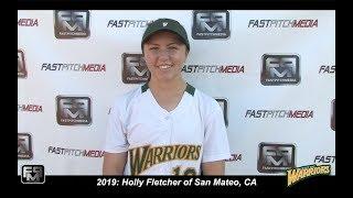 2019 Holly Fletcher Pitcher Softball Skills Video - West Bay Warriors