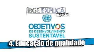 ODS #4: Educação de qualidade • IBGE Explica