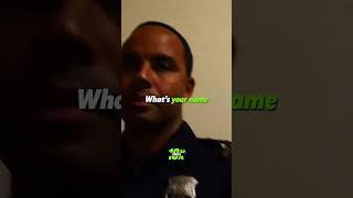 Cops refuse to identify themselves after knocking on man’s door 