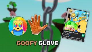 HOW TO GET THE GOOFY GLOVE + CHAOS BADGE | Slap Battles | ROBLOX