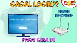 Lupa Sandi Admin Modem Huawei? Ini Cara Ganti Password Admin atau Router Indihome Huawei HG8245H5