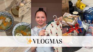 #vlogmas6 Наш ранок.Покупки з Sinsay.Розпаковка посилки з Польщі Багато смаколиків до свят