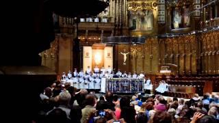 Хор мальчиков монастыря Монсеррат. Boys Choir of the Montserrat Monastery 30.09.2014