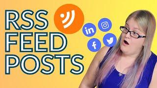 How to use RSS feed for Social Media Posts Using Metricool