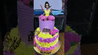 3kg strawberry  cake design #shortsvideo #subscribe  