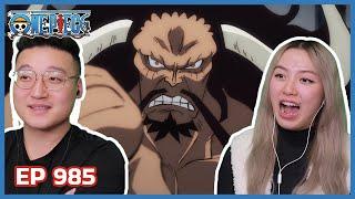 KAIDO HAS AN IMPORTANT MESSAGE!  | One Piece Episode 985 Couples Reaction & Discussion