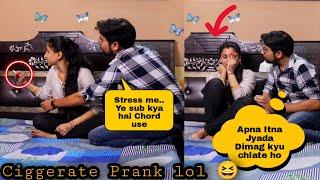Preeti ne Pini shuru kardi ciggerate || Prank on my love || Sahil chawla || Miss You Bhai 