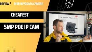 Revodata 5MP POE IP Mini Camera Review: Ultra HD Surveillance