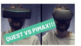 Test av Oculus Quest: Quest vs Pimax