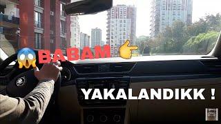 BABAMIN ARABASINI KAÇIRDIM !! YAKALANDIM !