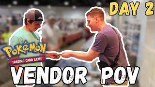 DAY 2 Pokemon Card Vendor POV Tidewater Show Raleigh NC #pokemoncards #pokemon #wholesome #kindness