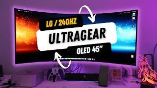 LG 45-inch UltraGear OLED Monitor Unboxing & First Impressions : 45GR95QE-B