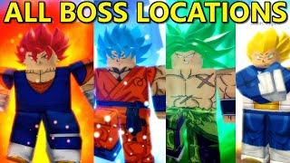 ALL BOSS LOCATIONS Dragon Blox Ultimate Roblox