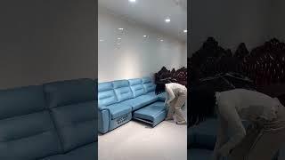 Corner sofa set | Recliner sofa cum bed #luxury #sofa #furniture #trending