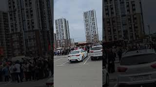 Очередь на трансфер на авиафестиваль «Крылья Пармы»