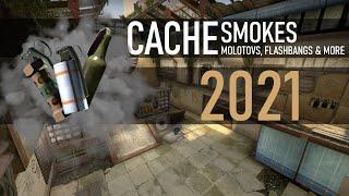 33 Cache Smokes In 6 Minutes (Smokes, Molotovs, Flashbangs) - 2021