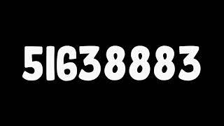 Numbers 1 to 99983445