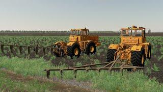  FS 19 СХПК Новгородовка/Пахота/Два Кировца К-701 .