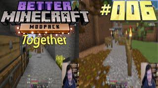  Let's Play Minecraft BetterMC Forge (2025)  Together #006  Feld, Fenster & Wege zur Berghütte