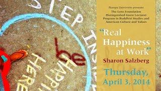 Real Happiness at work with Sharon Salzberg