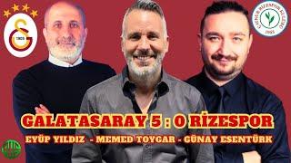 GALATASARAY 5-0 RİZESPOR | CİMBOM MUHTEŞEM OYNADI | GABRIEL SARA ŞOV YAPTI | HOŞ GELDİN OSIMHEN