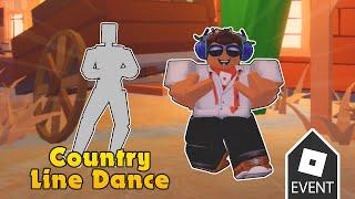 КАК ПОЛУЧИТЬ НОВУЮ ЭМОЦИЮ COUNTRY LINE DANCE В РОБЛОКС | #ROBLOX