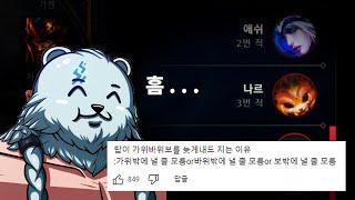 세계최초 가위바위보 늦게 내고 지는 사람