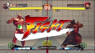 SSF4  Arcade Edition HD- DeAdLy-BeAsT_786 (Seth) VS   Posseidonn(Akuma)