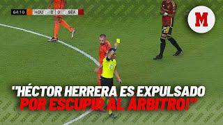 Hector Herrera es expulsado por escupir al árbitro I MARCA