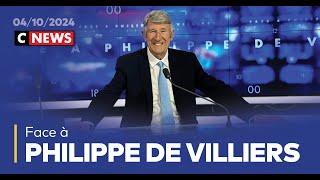 Face à Philippe de Villiers / 4 octobre 2024 (CNews)