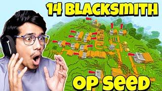 14 BLACKSMITH HOUSE AT SPAWN MINECRAFT 1.20+ SURVIVAL SEED.! 111 gamerz