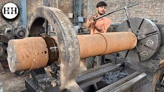 Manufacturing Industrial Shafts for Steel Mill Machines with 100yrs Old Technology