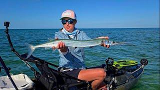 Walk That SHARK ! Unbelievable day Fishing from Kayaks along The Keys  7 Mile Bridge - Ep. 5