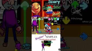 FNF: VS BLADDER // Baldi's Basics // scary grandma mod #shortvideo #shorts #short