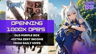 Opening 1000 OPBs (Old Purple Box) - Ragnarok Pre-Renewal