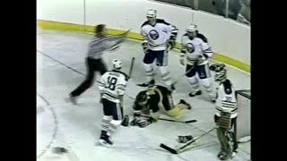 Bruins ‐ Sabres rough stuff 4/9/88