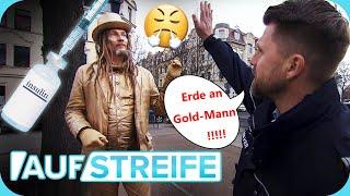 Richtiger Goldjunge  Straßenkünstler beklaut Passantin um Insulin & Geld?! | Auf Streife | SAT.1