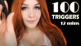 ASMR 100 TRIGGERS in 12 minutes 