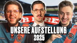 Unsere Aufstellung für 2025 mit @kikisfussballcorner  & @Dimianubis