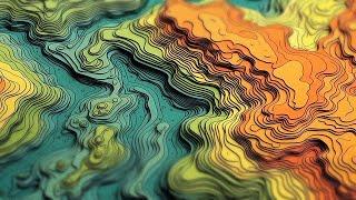 Re-creating Trippy AI-Generated Terrain Contours