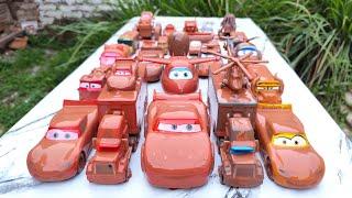 Lightning McQueen Toys: McQueen, Mater, Jackson storm, Doc Hudson, Sally, Miss Fritter