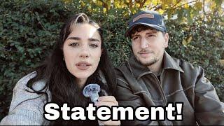 STATEMENT - DIE GANZE WAHRHEIT ÜBER UNSERE AUSWANDERUNG UND ÜBER DIE LANGE PAUSE! EBRU & TUNCAY