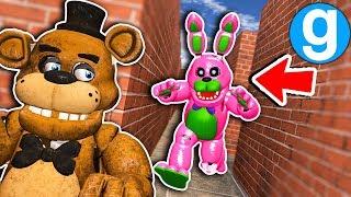 I Tried A Fazbear Blacklight FNAF VR Maze Run! - Garry's Mod Gameplay! - FNAF Gmod