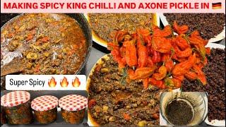 How Naga girl made King Chilli and Axone pickle in n how I’m preserving king chilliesthis year?