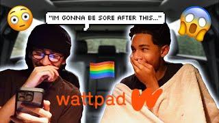 REACTING TO FAN FICTIONS ABOUT US.... (NEVER AGAIN) (GAY COUPLE)