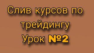 ЛУЧШИЙ СЛИВ КУРСОВ ПО ТРЕЙДИНГУ, УРОК №2 АНАЛИЗ РЫНКА, ТРЕЙДИНГ С НУЛЯ