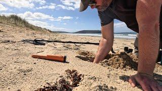 Australian Beach Metal Detecting - "Jackpot?"