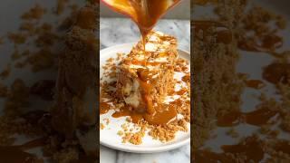 Caramel Apple Cheesecake Bars (no bake) | kingcooks #recipe