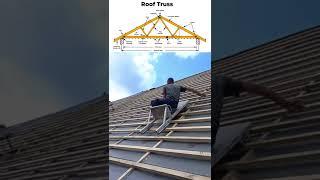 roof truss _ rafter #civilengineering #construction #technology #roof